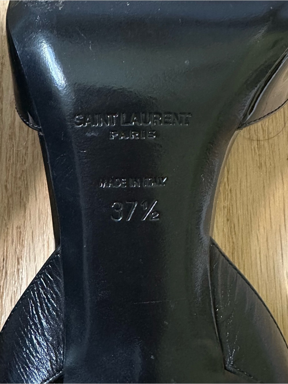 Saint Laurent Patent Leather Wrap Sandal - Picture 6 of 10